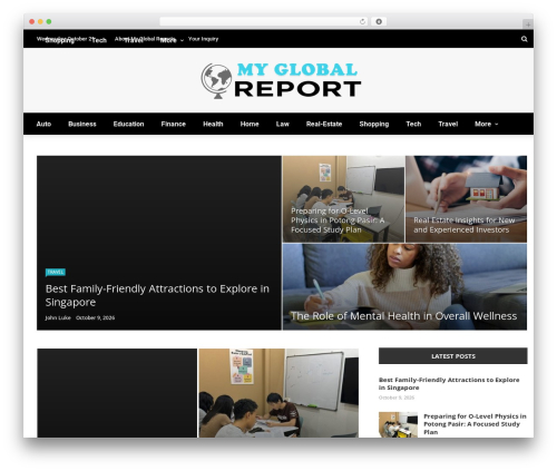 Rubik shortcode WordPress plugin - myglobalreports.com