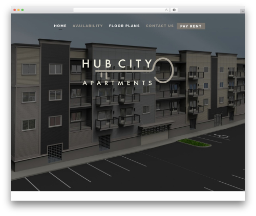 Bridge theme WordPress - hubcityapartments.com