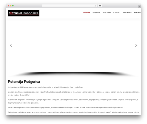 Buscom WordPress theme - potencijapodgorica.com