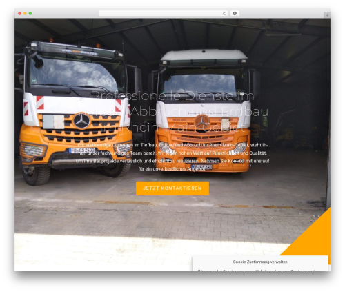 Constructor premium WordPress theme - container-service24.de