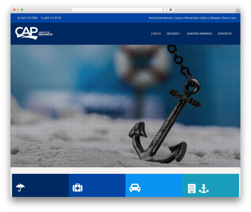 GoAhead WordPress theme - seguroscap.com
