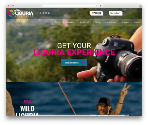PixieHype best WordPress theme - getyourliguriaexperience.it