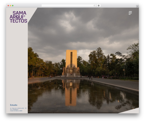 SAMA theme WordPress - samaarquitectos.com