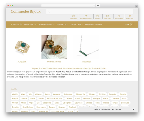 Shoptimizer WordPress ecommerce theme - commedesbijoux.com