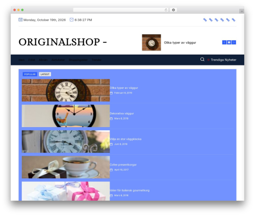 Theme WordPress CoPrint - originalshop.se