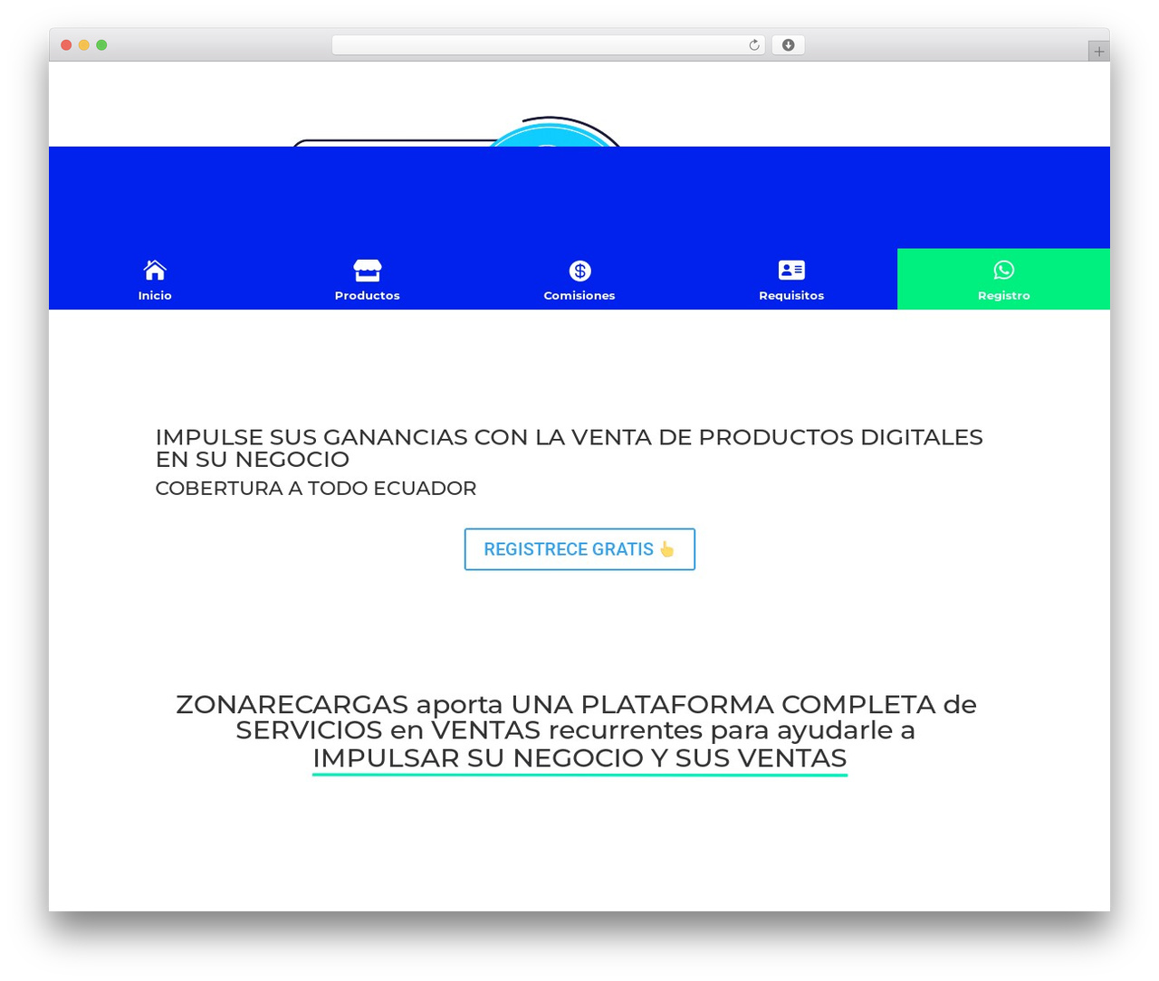 Theme WordPress Divi - zonarecargas.com