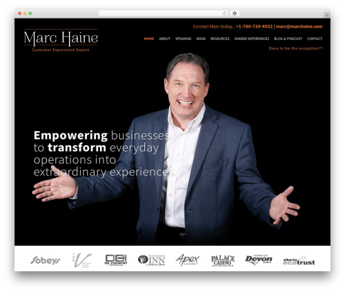 Theme WordPress Divi - marchaine.com