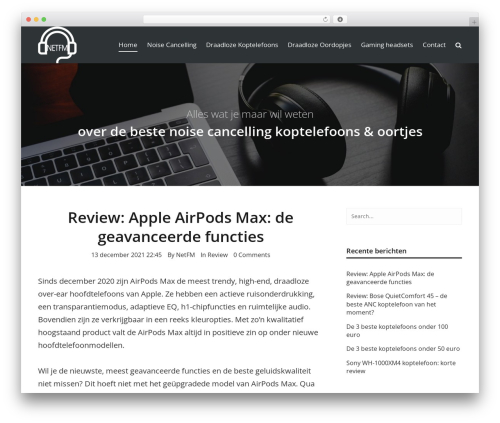 Theme WordPress Typograph - netfm.be