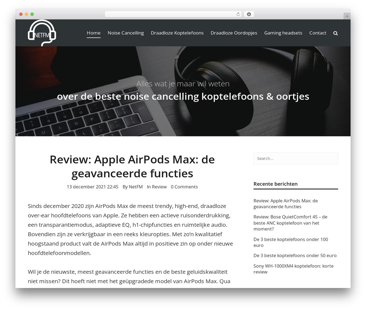 Theme WordPress Typograph - netfm.be Theme WordPress Typograph - netfm.be