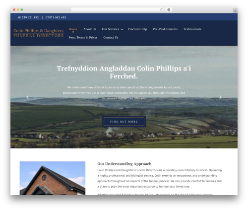 United Studios Theme WordPress theme - colinphillipsfunerals.com