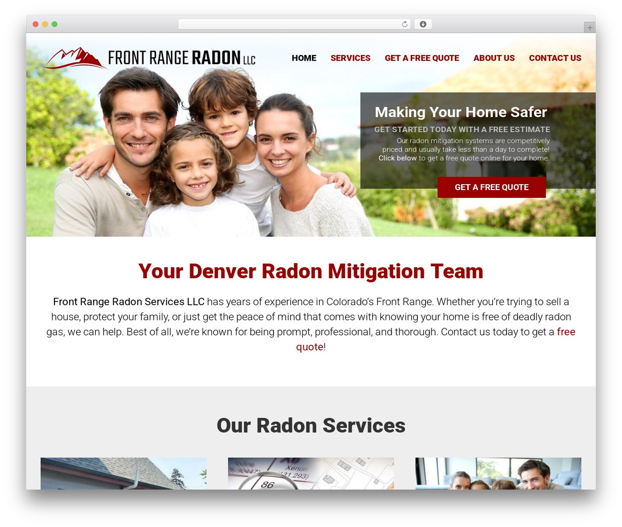 WordPress theme Avada - frontrangeradon.com