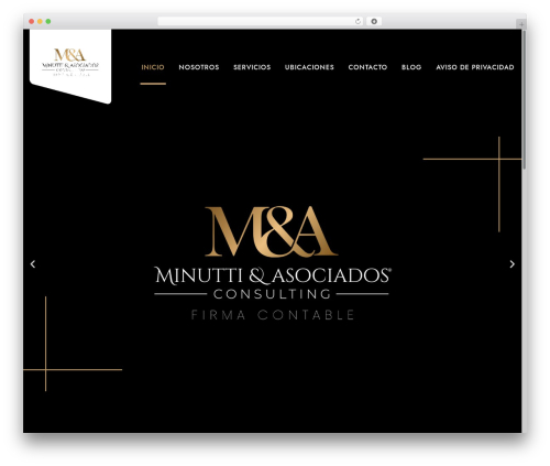 WordPress theme Consted PRO - minuttiasociados.com.mx