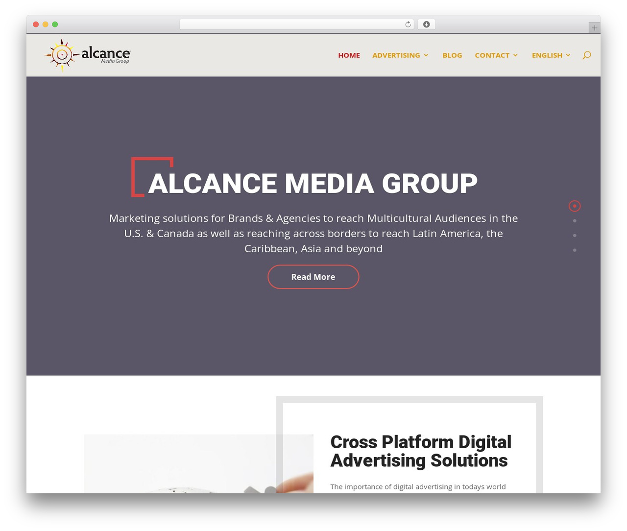 WordPress theme Divi - alcancemg.com