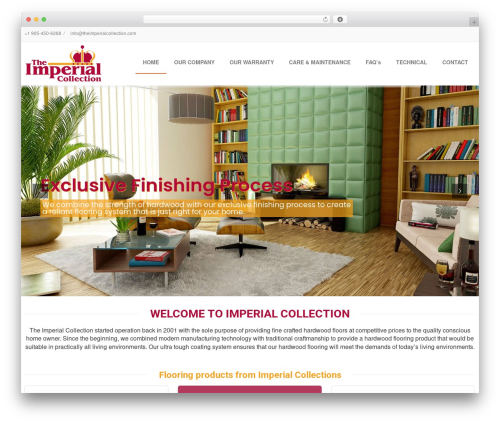 WordPress theme Imperial - theimperialcollection.com