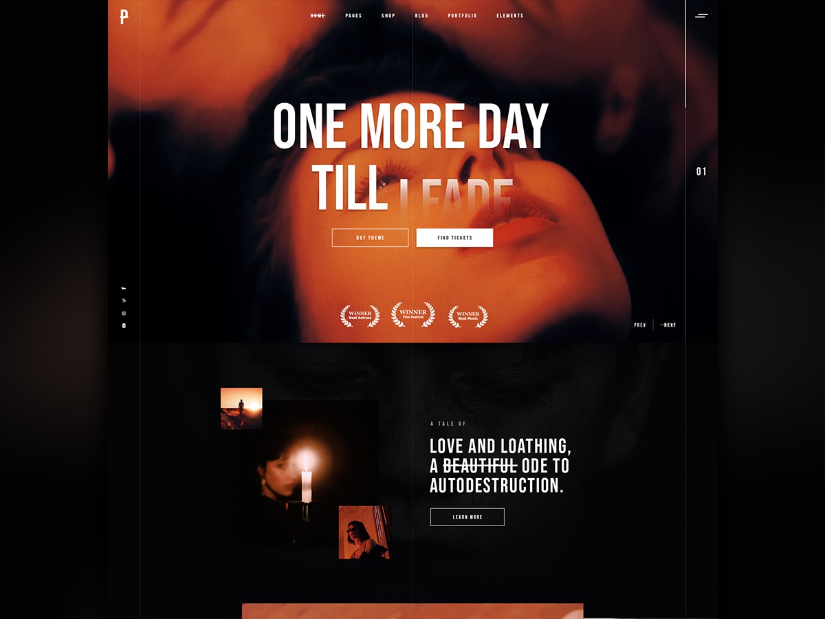 WordPress theme Pelicula Child