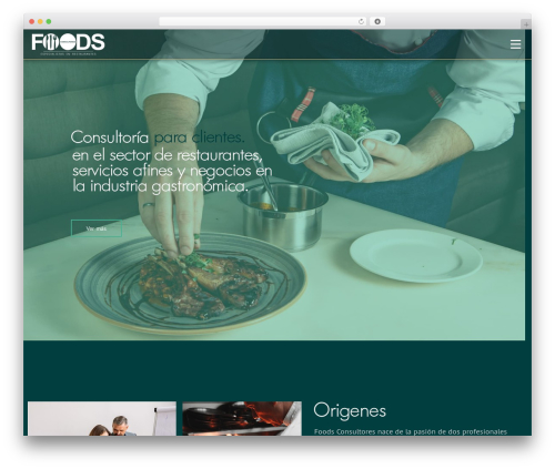 WordPress theme Restro - foodsconsultores.com