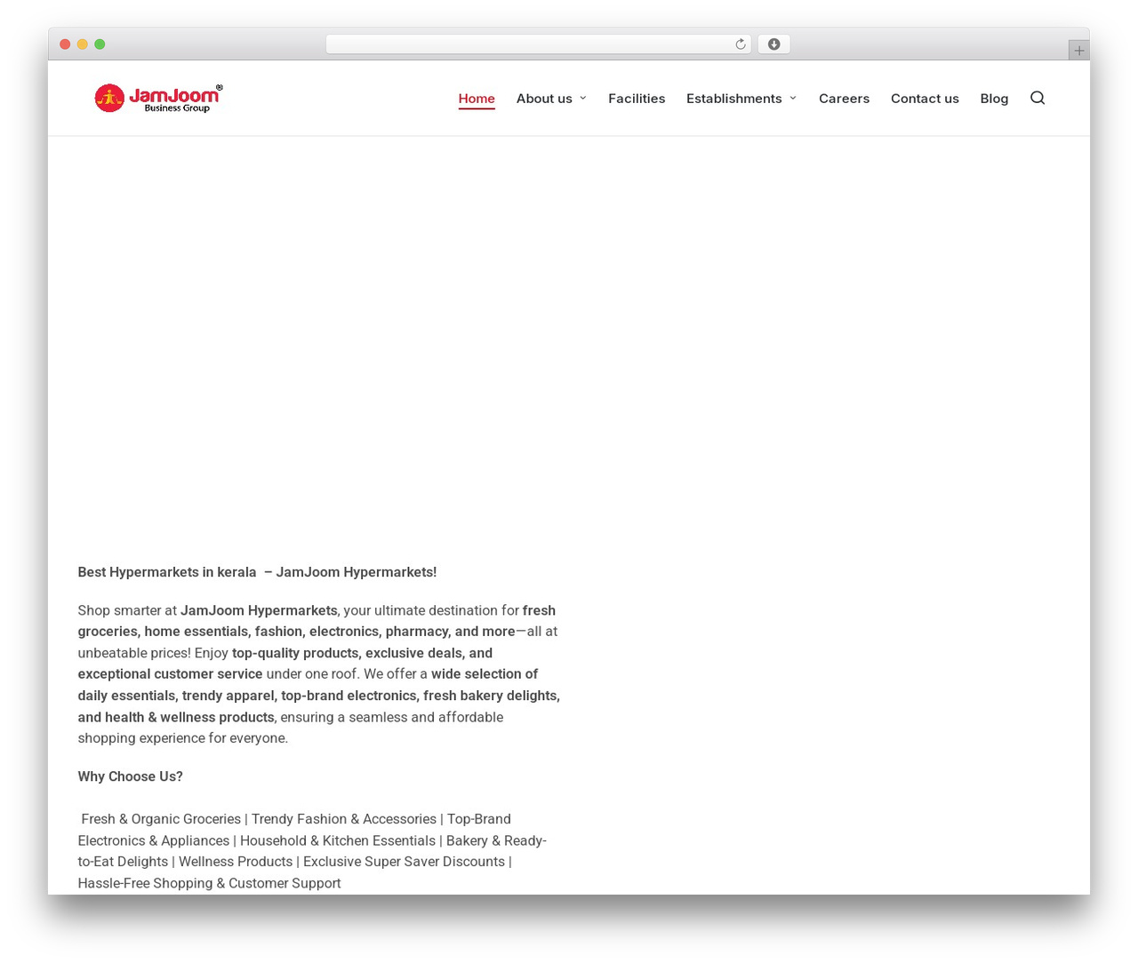 WordPress theme Sinatra - jamjoomsouk.com