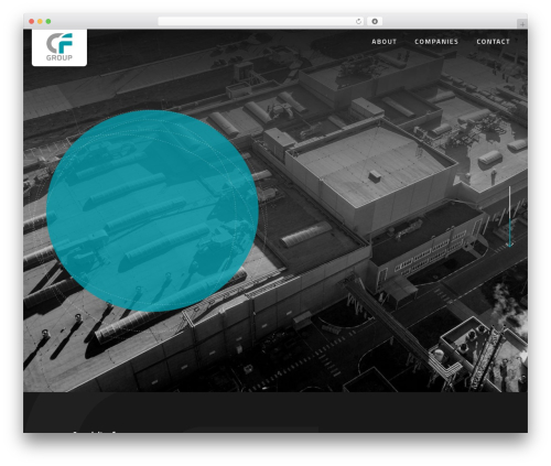 WordPress website theme cfgroup - cfgroups.com