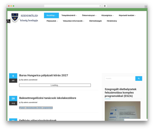 Aneeq WordPress theme - szendrolad.hu