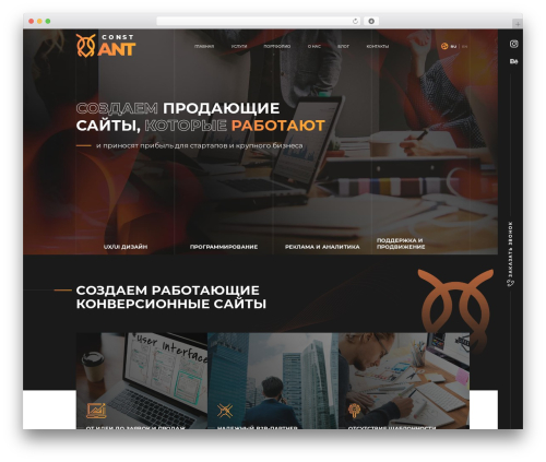 ant theme WordPress - constant.agency
