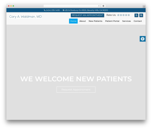 Best WordPress theme Parent Theme - waldmanmd.com