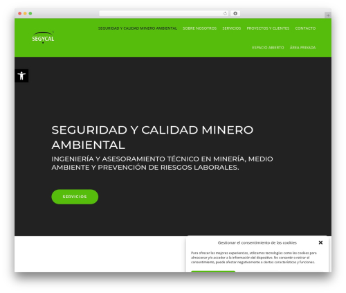 Divi theme WordPress - segycal.com