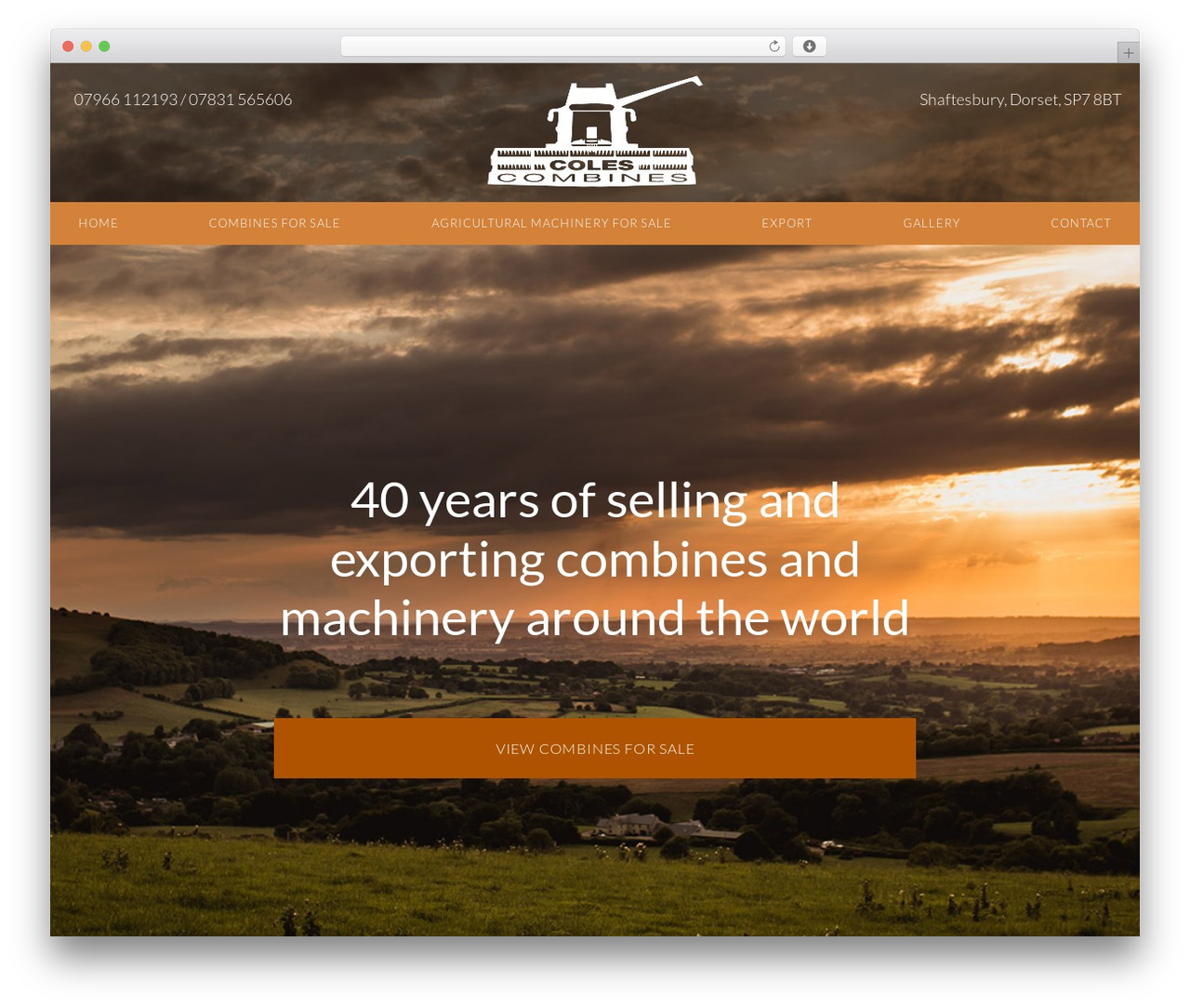 gdw theme WordPress - coles-combines.co.uk