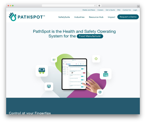 Lambda WordPress page theme - pathspot.com