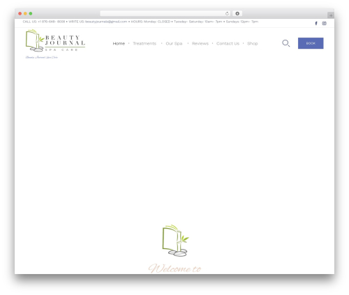 pur WordPress theme - beautyjournalspacare.com