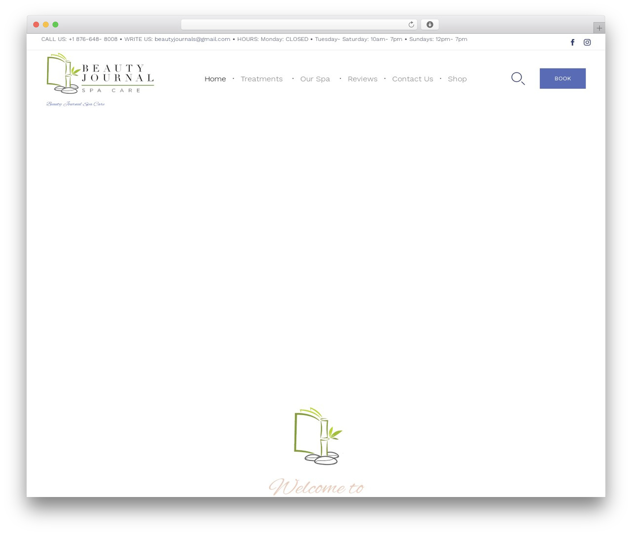 Pur WordPress theme - beautyjournalspacare.com