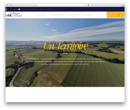 Theme WordPress Bagja - valdegascogne.coop