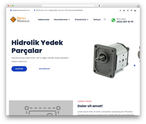 Blo essential WordPress plugin - detayhidrolik.com