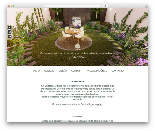 Theme WordPress Divi - quetzaljardines.com