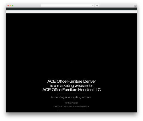 Theme WordPress Florida - aceofficefurnituredenver.com