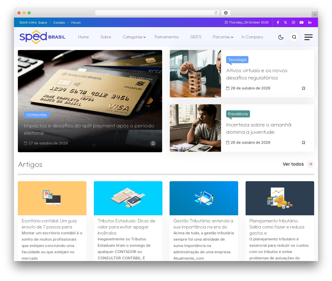 Theme WordPress Forcast - spedbrasil.com.br Theme WordPress Forcast - spedbrasil.com.br