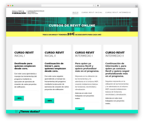 Theme WordPress mane - mallorcaformacion.com