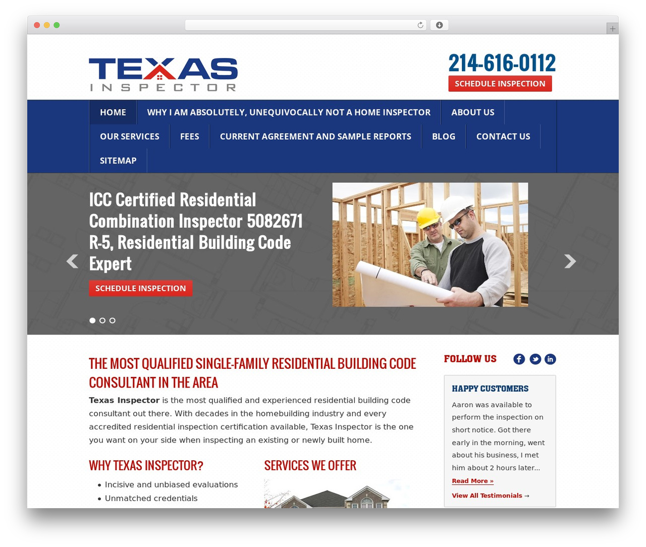 Thrive Framework WordPress theme - texasinspector.com Thrive Framework WordPress theme - texasinspector.com