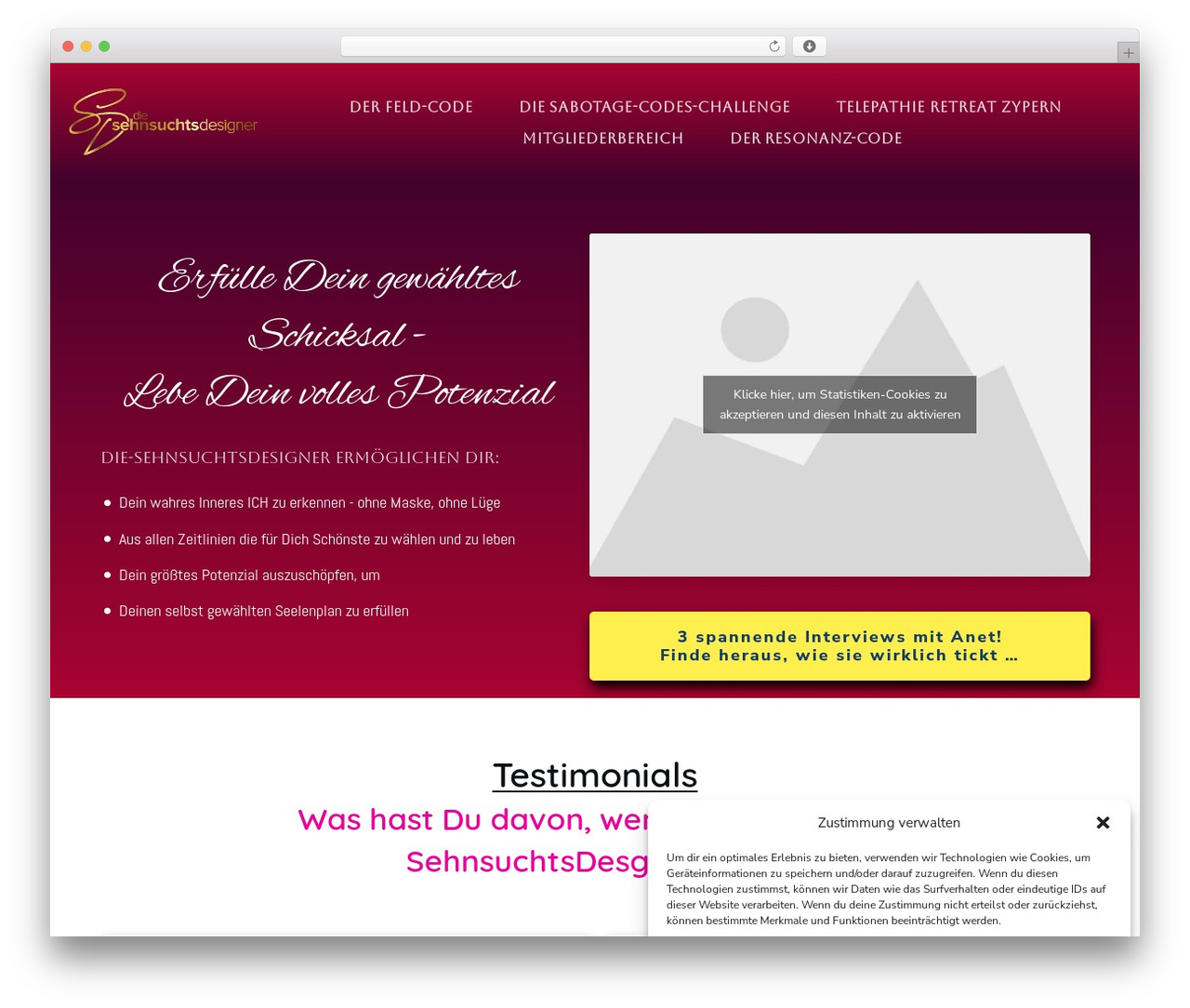 Thrive Theme Builder WordPress theme - die-sehnsuchtsdesigner.com