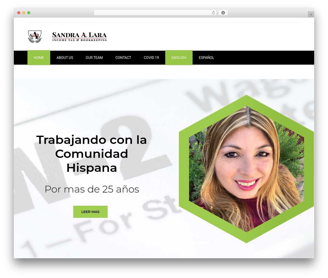 WordPress theme Aedit - sandralaratax.com