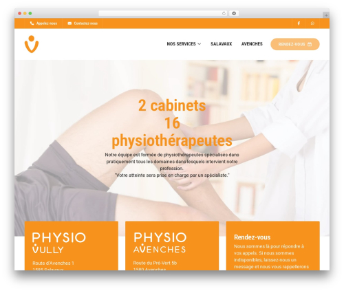 WordPress theme Basic-web - physio-vully.ch