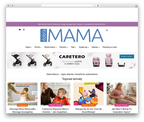 WordPress theme Echo - dobra-mama.pl