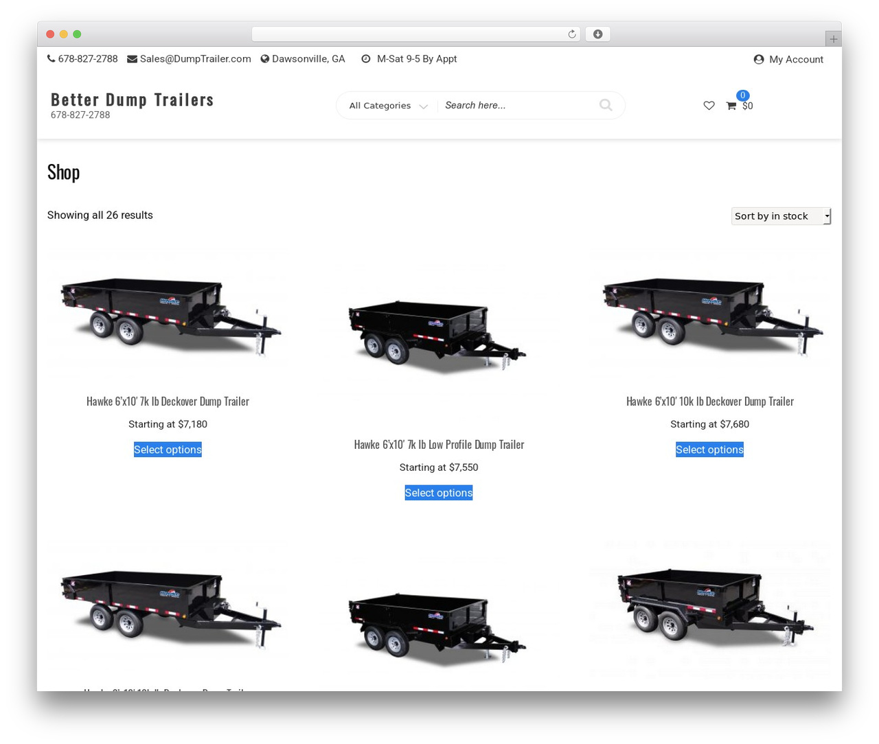 WordPress theme eCommerce Star - dumptrailer.com WordPress theme eCommerce Star - dumptrailer.com