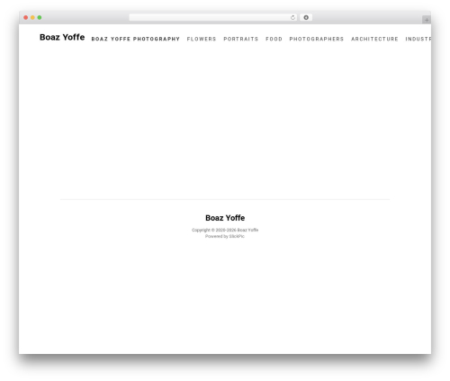 WordPress theme Flatbase - boazyoffe.com