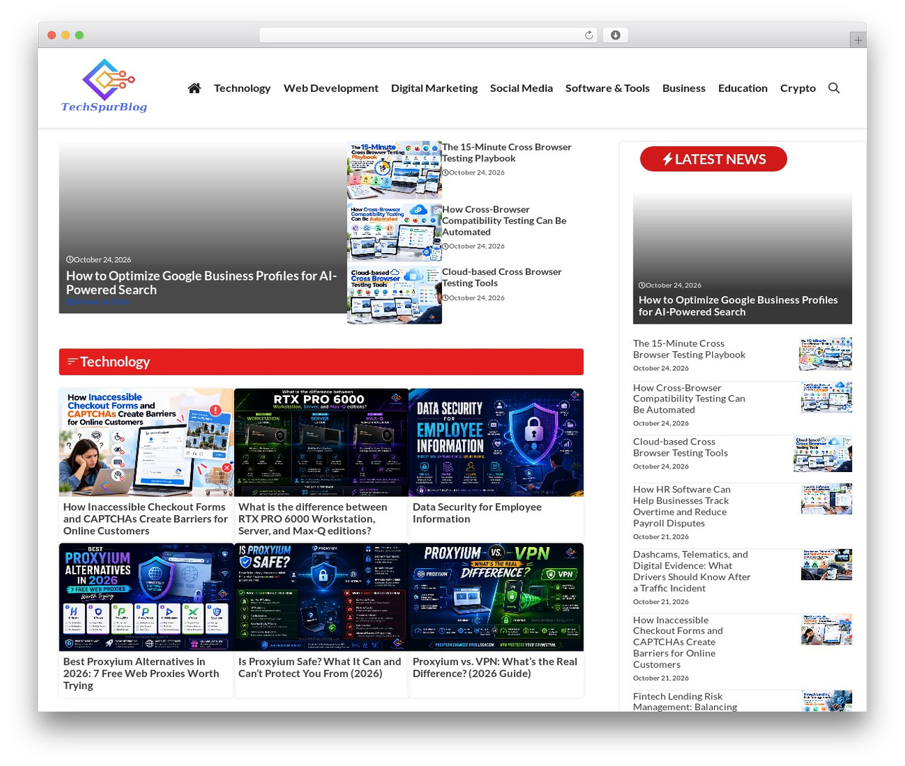 WordPress theme GeneratePress - www.techspurblog.com