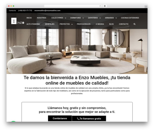 WordPress theme Orbital - enzomuebles.com