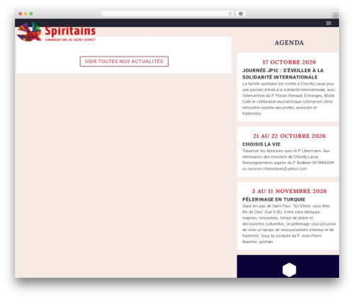 WordPress theme TheGem - spiritains.org