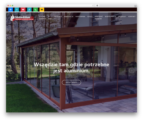 WP theme Luxe - zabudowabalkonu.info