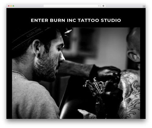 WP theme Tattoopress - burninctattoos.com