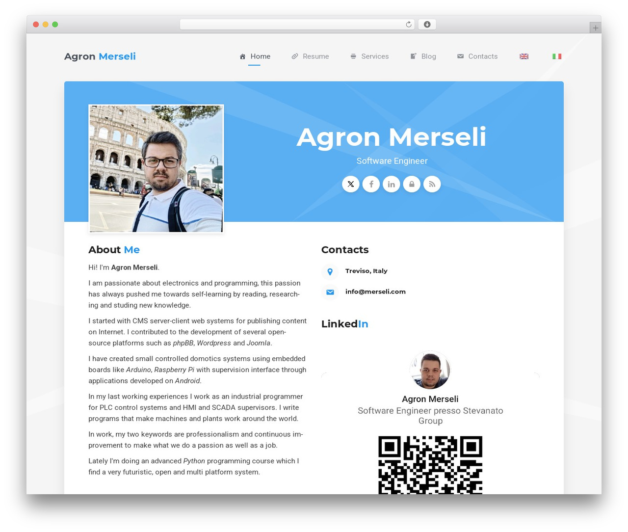 Aveo WordPress theme design - merseli.com