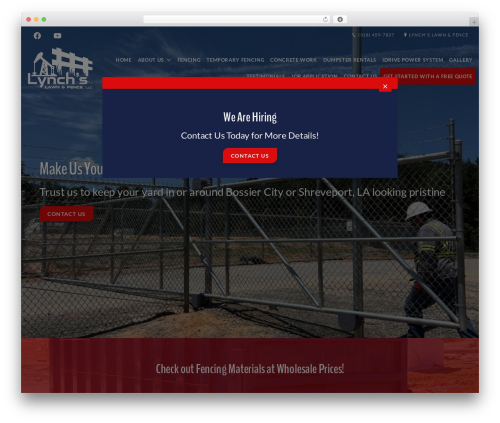 Beacon Theme top WordPress theme - lynchslawnandfencellc.com
